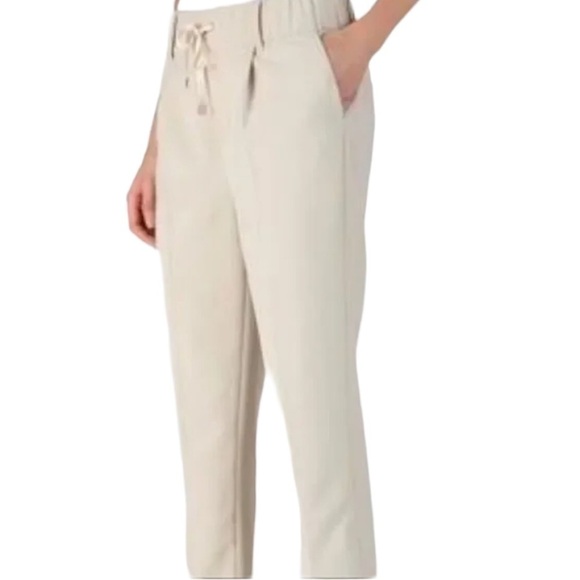 ATM Anthony Thomas Melillo Womens Beige Crop Drawstring Pull On Small - Picture 4 of 13
